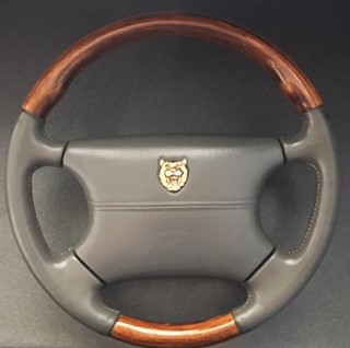 HNA9181ABLFK Jaguar X300 Slate Leather / Walnut wood steering wh